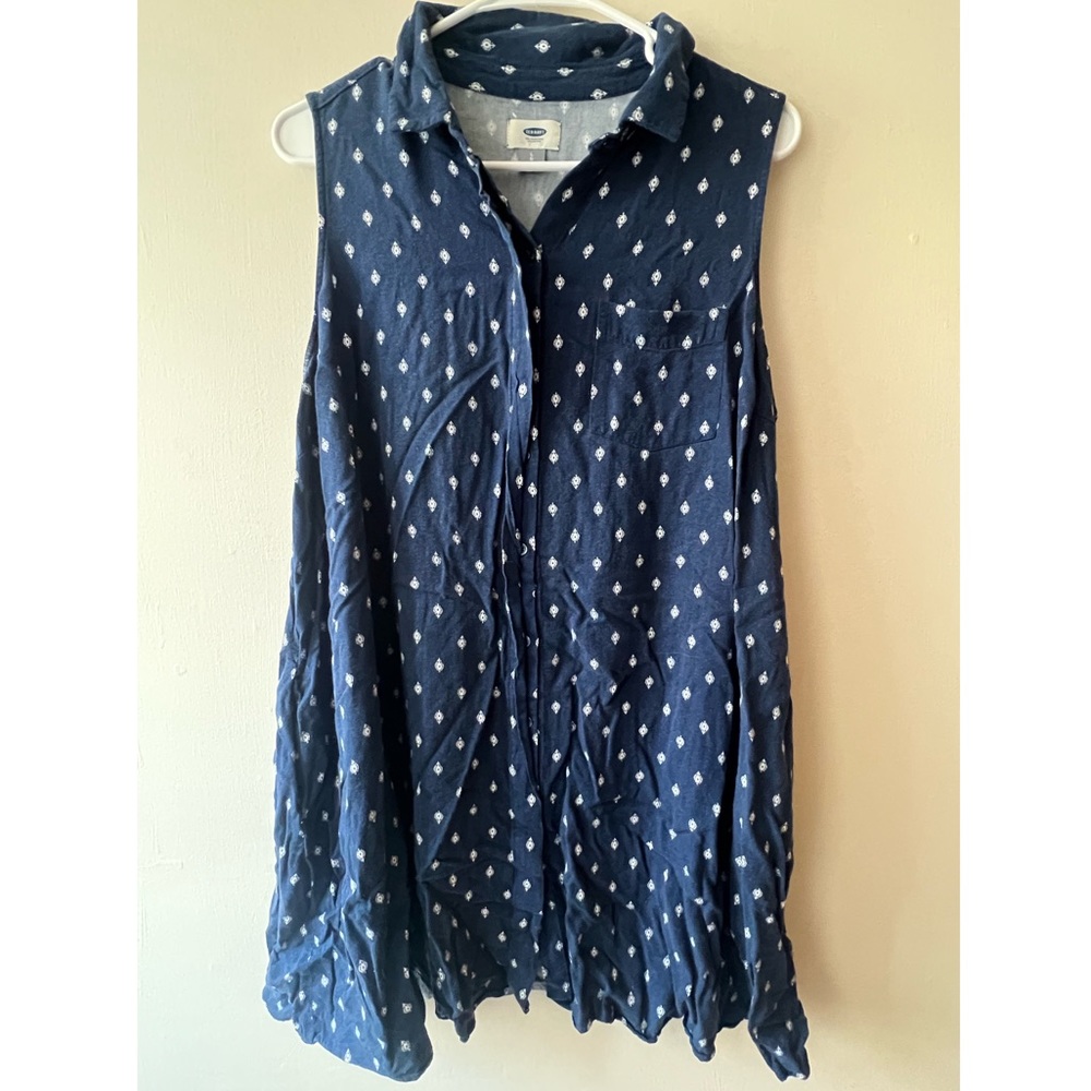 Old Navy, button up dress - large